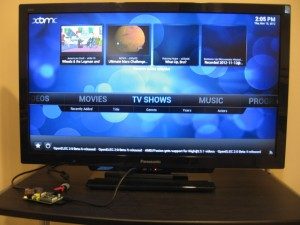 Raspberry Pi comme mediacenter XBMC